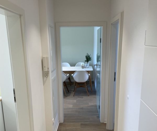 Blick ins Speisezimmer