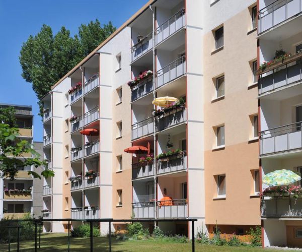 Mehrfamilienhaus mit Balkone